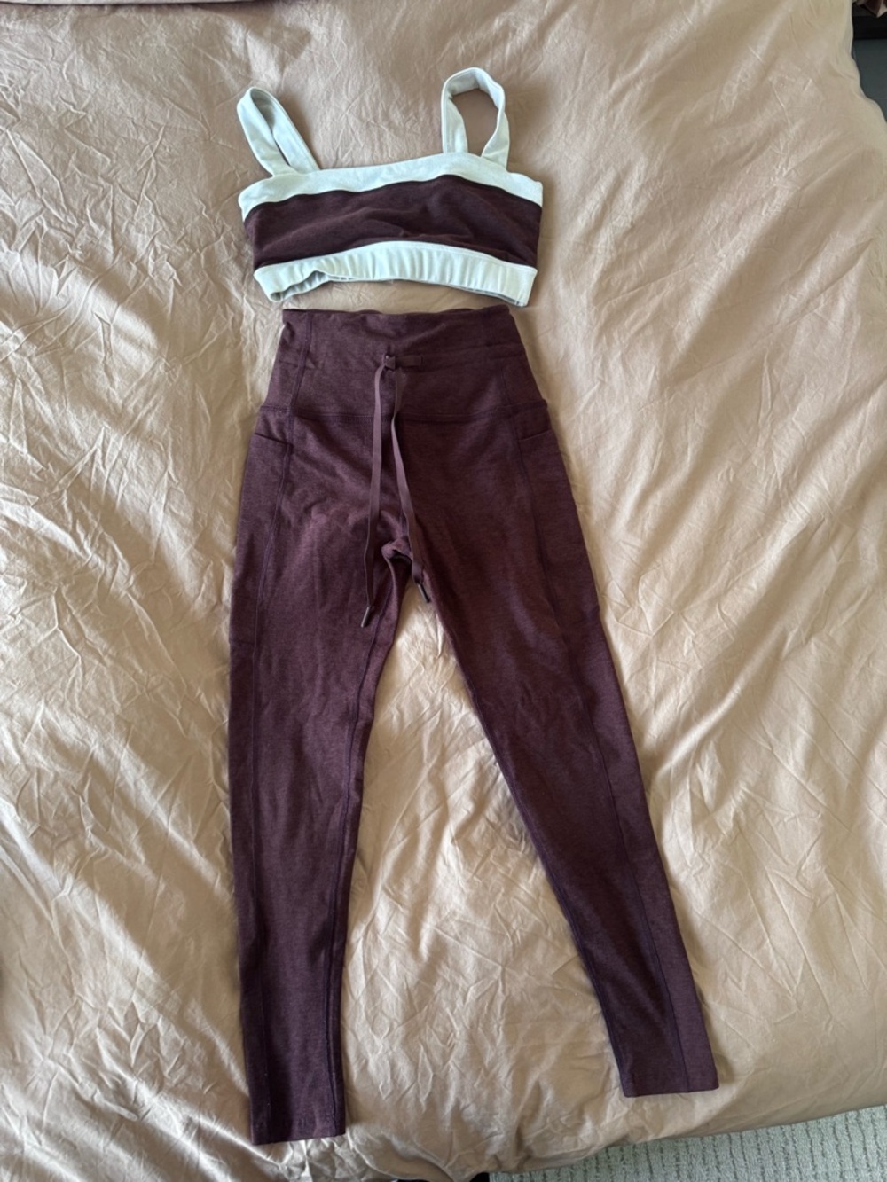 Brown Beyond Yoga Set